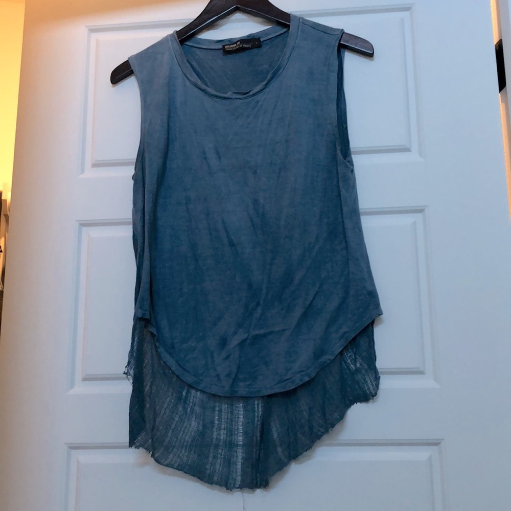 COPY - Benjamin jay denim blue tank top.
